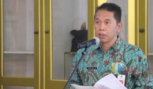 Sekda Kabupaten Malang Didik Budi Muljono menyampaikan adanya penundaan SPMT bagi pejabat yang pindah tugas (dok MalangTIMES)