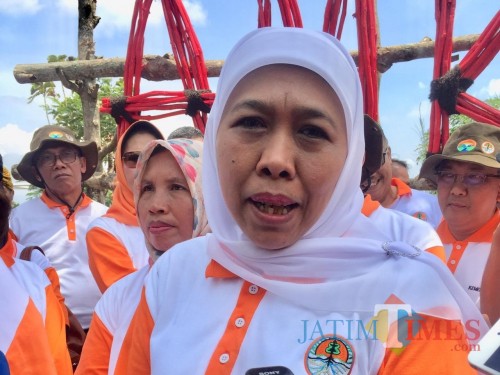 Gubernur Jawa Timur Khofifah Indar Parawansa. (Foto: Irsya Richa/MalangTIMES)