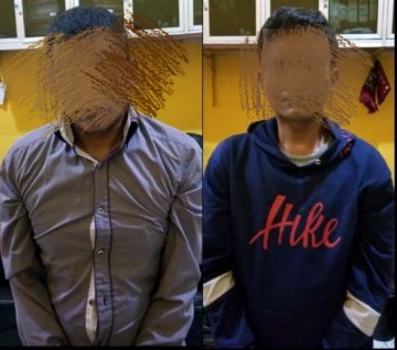 Kedua pelaku maling spesialis sepeda yang ditangkap polisi (ist)