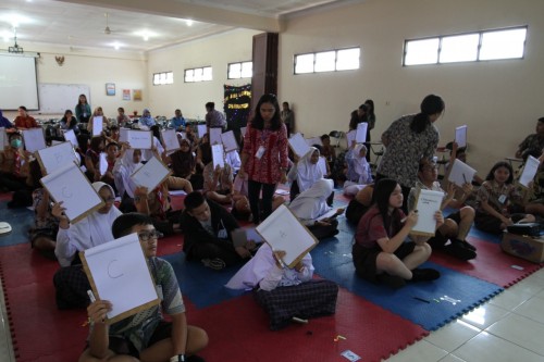 Para peserta yang tengah mengikuti olimpiade science di Unikama (Unikama for MalangTIMES)