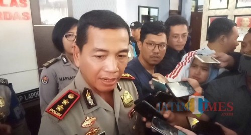 Kapolresta Malang Kota, AKBP Leonardus Sinarmata (Anggara Sudiongko/MalangTIMES)