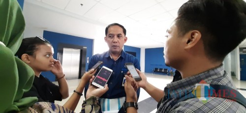 Kepala BPS Kota Malang Drs Sunaryo. (Foto: Imarotul Izzah/MalangTIMES)