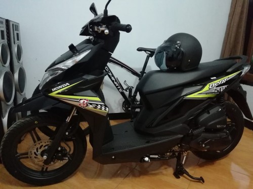 Motor yang dilengkapi sensor khusus namun tetap berhasil digondol maling (Foto : Istimewa)