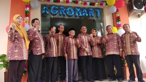 Suasana saat pembukaan atau launching Agromart Unikama (ist)