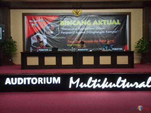 Forum Group Discussion (FGD) Bincang Aktual dengan tema "Menangkal Radikalisme dalam Perspektif Agama di Lingkungan Kampus (Anggara Sudiongko/MalangTIMES)