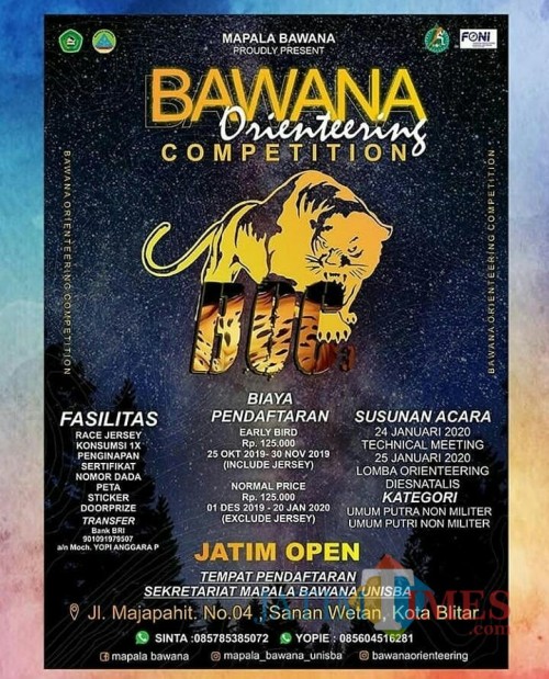 Mapala Bawana Unisba Blitar for BlitarTIMES