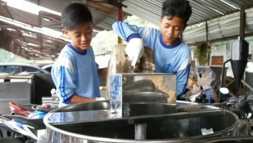 Siswa SMP PGRI Desa Paras Kecamatan Poncokusumo Kabupaten Malang