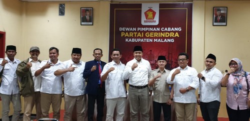 Jajaran elit partai Gerindra Kabupaten Malang siap bertarung habis-habisan dalam Pilkada 2020 (Gerindra for MalangTimes)