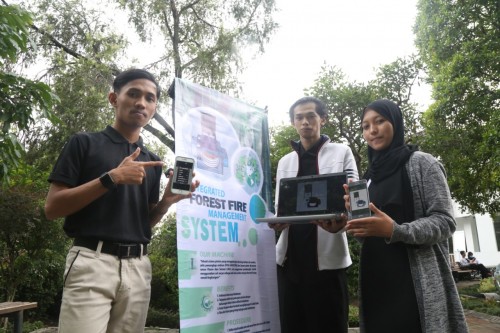 Tim penggagas Integrated Forest Fire Management System. (Foto: istimewa)