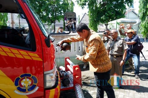 Satpol PP Kota Kediri yang telah mendapat respon positif dengan Tim Reaksi Cepat Kerja Tuntas (RCKT) nya membuat inovasi baru dengan membentuk Tim Jaring Pendapatan Asli Daerah (JPAD) Satpol PP. (Foto: Ist)