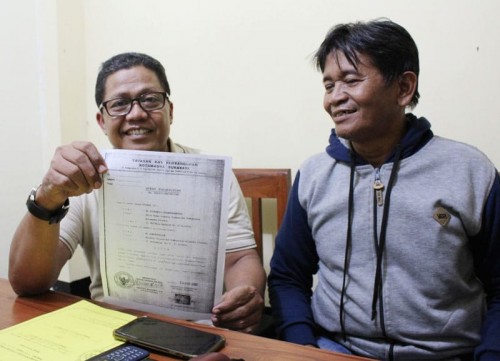 Hari Cipto Wiyono (kiri)