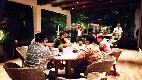 Silaturahmi 7 ketua parpol di Restoran El Royale Banyuwangi