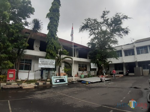 Kondisi terkini gedung di area Tareko yang akan dijadikan Mini Block Office Pemkot Malang (Arifina Cahyanti Firdausi/MalangTIMES)
