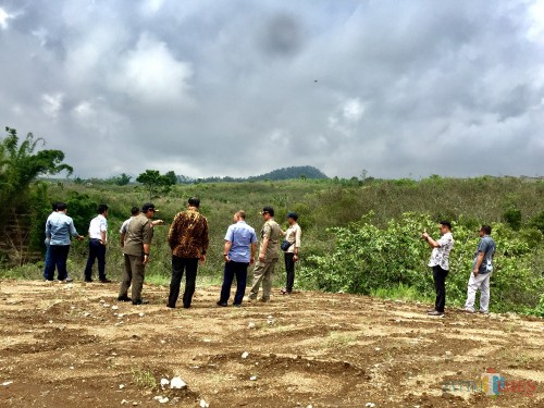 Lahan hijau yang disidak oleh DPRD Kota Batu bersama Pemkot Batu di Desa Bulukerto, Kecamatan Bumiaji. (Foto: Irsya Richa/MalangTIMES)
