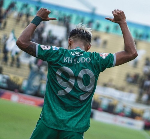 Kushedya Hari Yudo saat menggunakan nomor punggung 99 di PSS Sleman (Instagram Kushedya Hari Yudo)