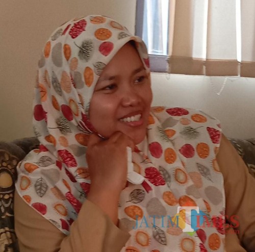 Koordinator Advokasi PC Fatayat NU Cabang Blitar, Muashomah.(Foto : Team BlitarTIMES)