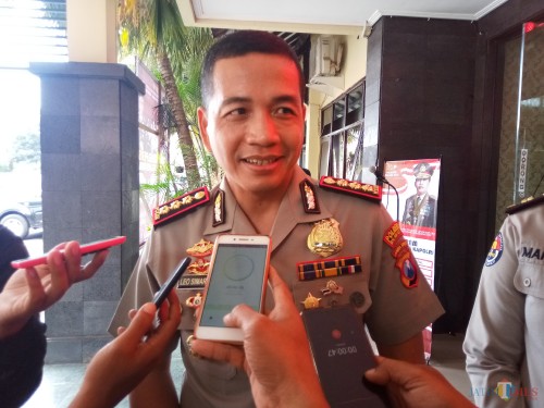 Kapolresta Malang Kota, Kombes Pol Leonardus Simarmata (Anggara Sudiongko/MalangTIMES)