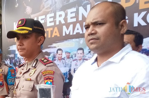 Kasat Reskrim Polresta Malang Kota, Kompol Yunar Hotma. (Anggara Sudiongko/MalangTIMES)