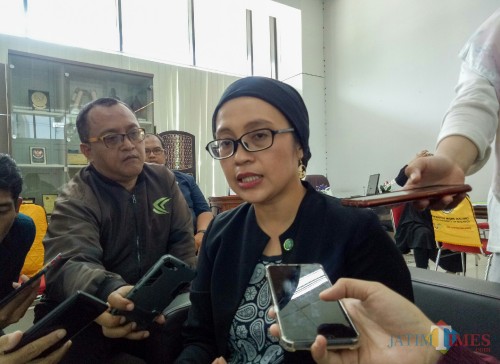 Direktur Kantor Hubungan Internasional UM Evi Eliyanah. (Foto: Ima/MalangTIMES)