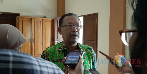 Kepala SMPN 16 Kota Malang, Syamsul Arifin. (Foto: Ima/MalangTIMES)