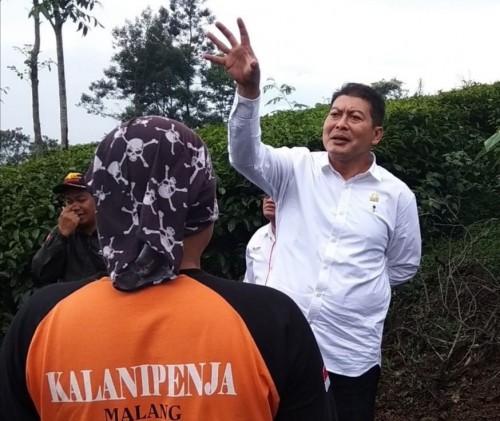 Ketua DPRD Kabupaten Malang Didik Gatot Subroto akan secepatnya memanggil Dinas PU Bina Marga terkait ambrolnya jembatan Dau. (Ist)