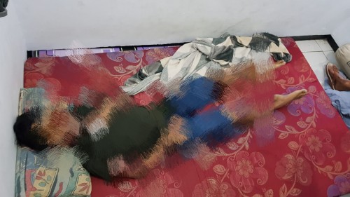 Kondisi korban yang ditemukan sudah tak bernyawa didalam kamar (ist)