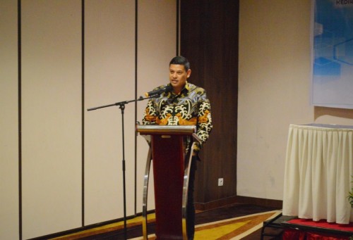 Walikota Kediri Abdullah Abu Bakar saat memberikan sambutan. (ist)