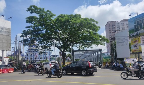 Kondisi terkini lalu lintas kawasan Soekarno Hatta Kota Malang (Istimewa).