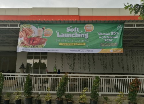 Soft launching BM Resto & Catering Pondok Pesantren Bahrul Maghfiroh hadirkan diskon 25 persen all varian menu (Foto: Dokumentasi Ponpes Bahrul Maghfiroh)