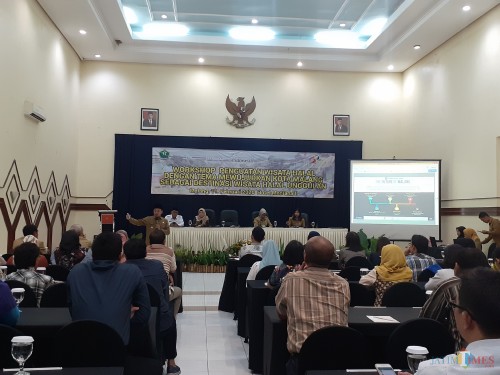 Suasana workshop Penguatan Wisata Halal, di Hotel Sahid Montana II, Selasa (11/2) (Arifina Cahyanti Firdausi/MalangTIMES)