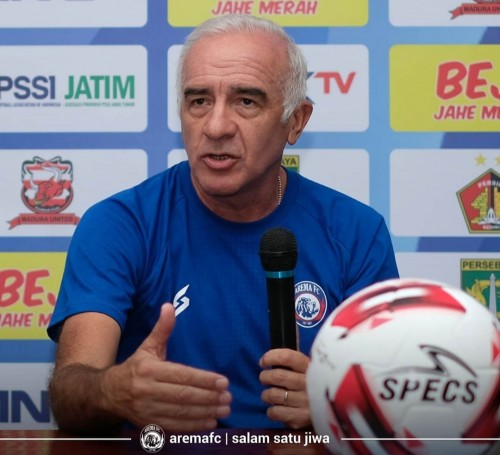 Pelatih kepala Arema FC, Mario Gomez. (Foto: Official Arema FC)