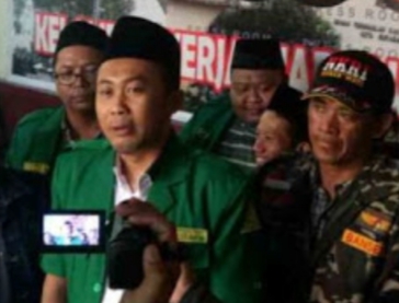 Ketua GP Ansor Surabaya Faridz Afif