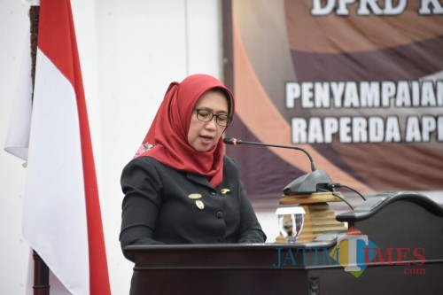 Wakil Bupati Lumajang Ir. Indah Amperawati (Foto : Moch. R. Abdul Fatah / Jatm TIMES)