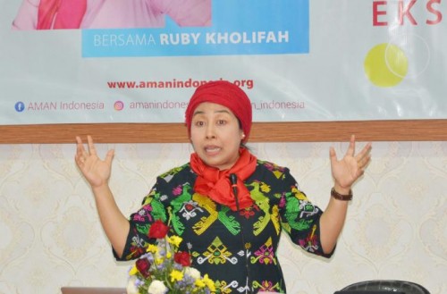 Direktur The Asian Muslim Action Network (AMAN) Indonesia Ruby Kholifah. (Foto: Humas)