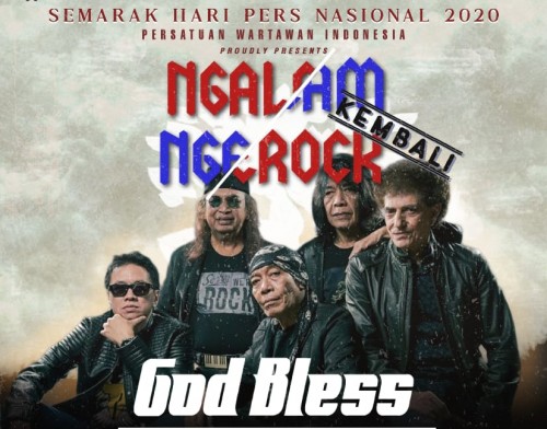 Band rock legendaris Indonesia God Bless akan menggelar konser di Malang. (ist)