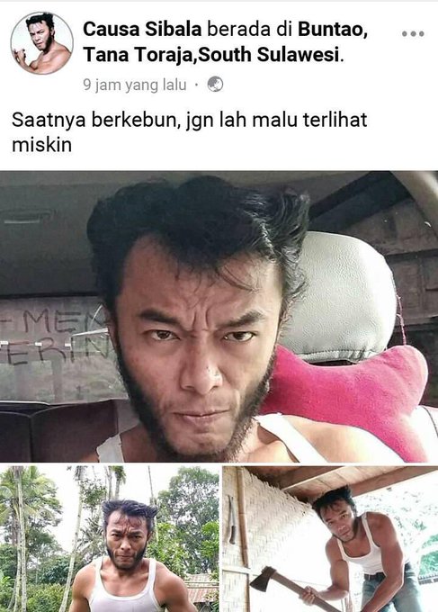 Wolverine Made in Indonesia yang jadi viral di medsos (Twitter)