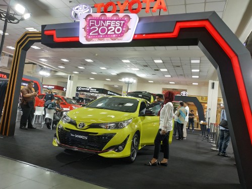 Suasana Toyota Expo 2020 di Matos (Hendra Saputra)