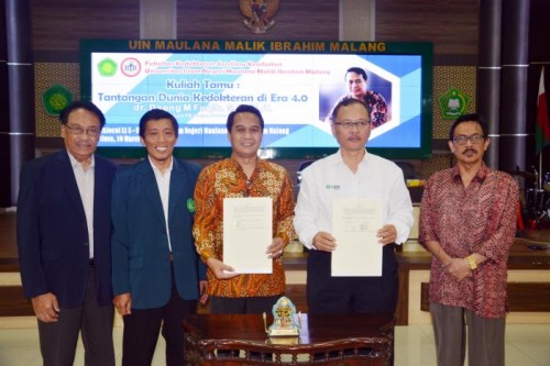 UIN Malang menjalin MoU dengan Ikatan Dokter Indonesia (IDI). (Foto: istimewa)