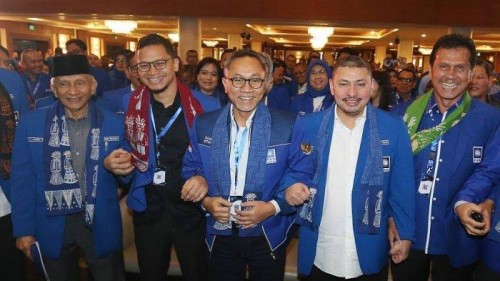 Pada saat gelaran Kongres ke-V Partai Amanat Nasional di Kendari, Sulawesi Tenggara (Foto: Istimewa)