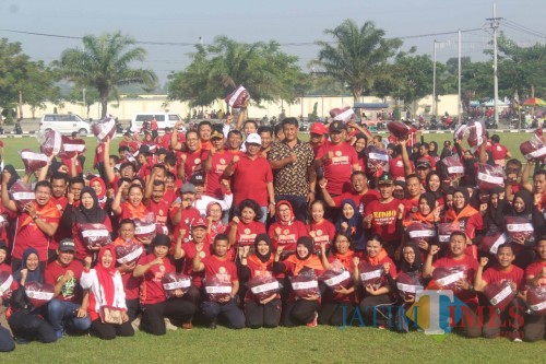 Bupati Blitar Rijanto mendukung dan memuji kiprak PPNI.(Foto : Aunur Rofiq/BlitarTIMES)
