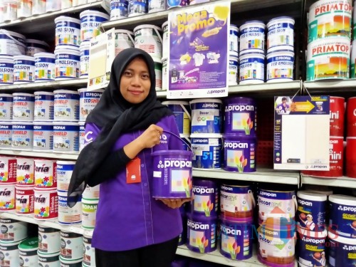 Propan hadirkan Mega Promo 2020 di Graha Bangunan.(Foto : Aunur Rofiq/BlitarTIMES)