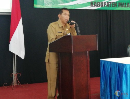 Sekda Kabupaten Malang Didik Budi Muljono berpesan agar ASN yang kerja di rumah tetap patuh pada instruksi pimpinan untuk bekerja (dd nana)