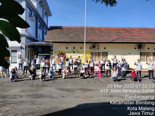 Suasana salah satu rangkaian hari TBC sedunia dari Dinkes Kota Malang. (Foto: Dokumentasi Dinkes Kota Malang)