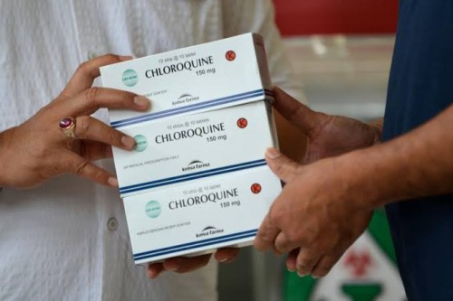 Obat Chloroquine yang digunakan untuk tahap penyembuhan pasien Covid-19. (Foto: Istimewa)