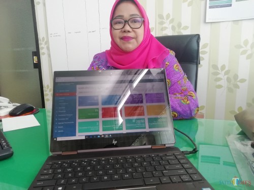 Kepala Dispendukcapil Kabupaten Malang Sri Meicharini (dd nana)