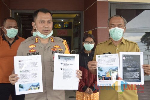 Polres Trenggalek panggil dua netizen penyebar berita hoaks virus Corona