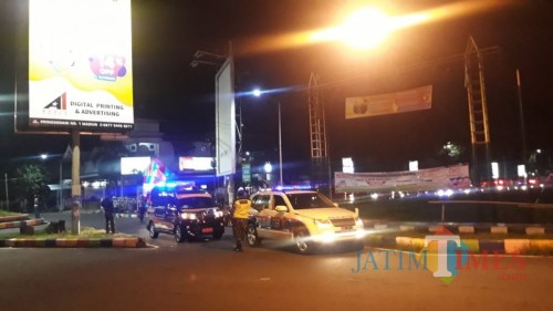 Operasi penertiban tempat keramaian oleh Walikota Madiun (Maidi), Senin (23/3/2020)