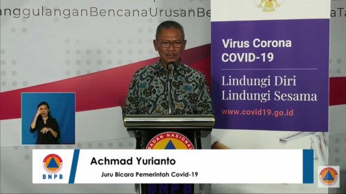 Achmad Yurianto, Juru bicara Presiden terkait persebaran virus Corona atau Covid-19 di Indonesia. (Foto: BNPB))