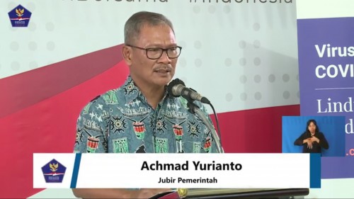 Achmad Yurianto, juru bicara pemerintah terkait persebaran covid-19 di Indonesia, Minggu (29/3/2020). (Foto: BNPB)