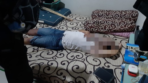 Kondisi korban yang ditemukan sudah dalam keadaan tak bernyawa (Ist)